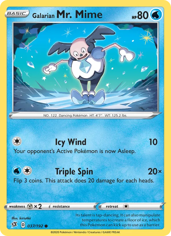 Galarian Mr. Mime — Rebel Clash 37/192