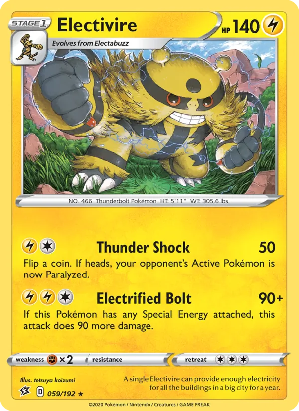 Electivire — Rebel Clash 59/192