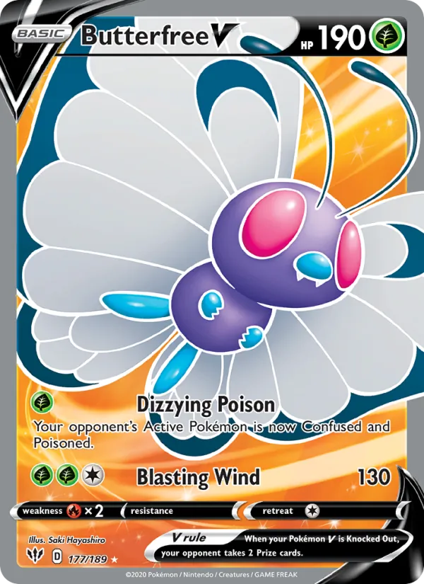 Butterfree V — Darkness Ablaze 177/189