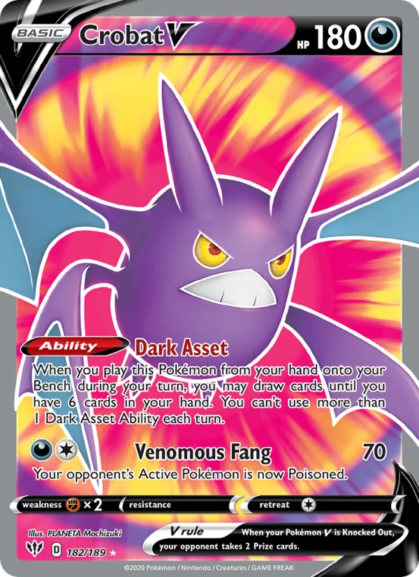 Crobat V — Darkness Ablaze 182/189