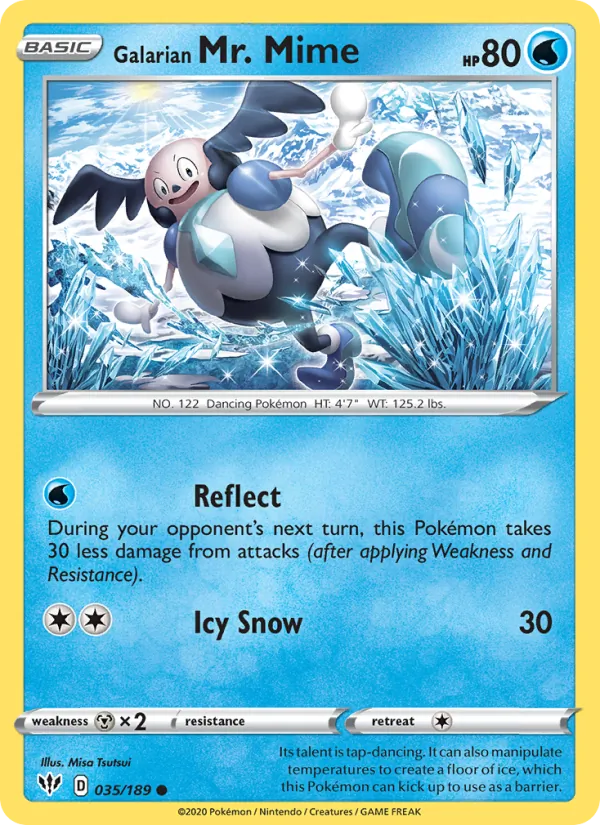 Galarian Mr. Mime — Darkness Ablaze 35/189
