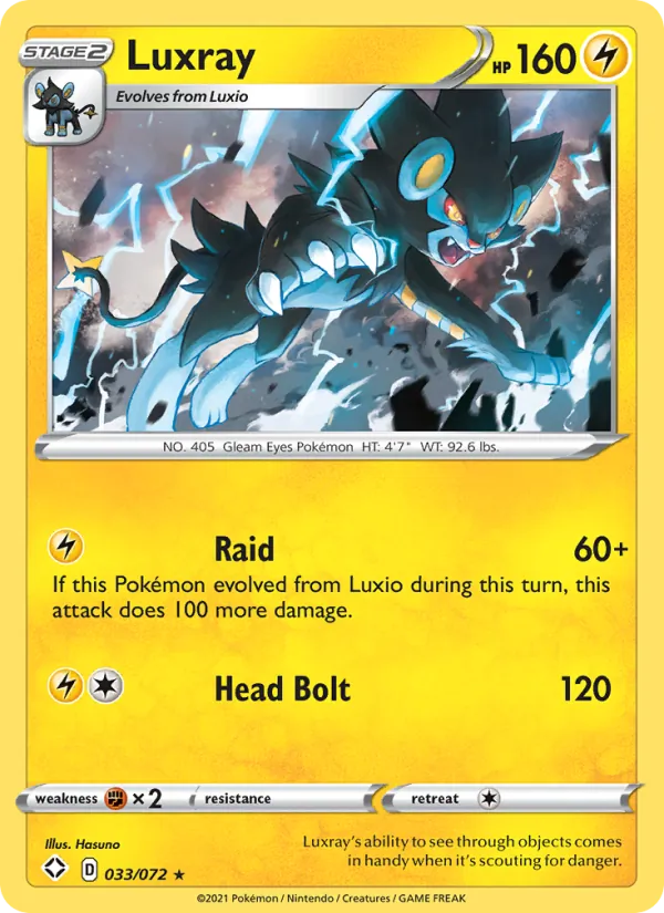 Luxray — Shining Fates 33/72