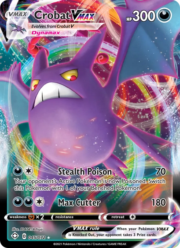 Crobat VMAX — Shining Fates 45/72