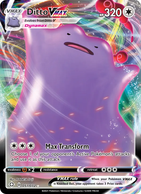 Ditto VMAX — Shining Fates 51/72