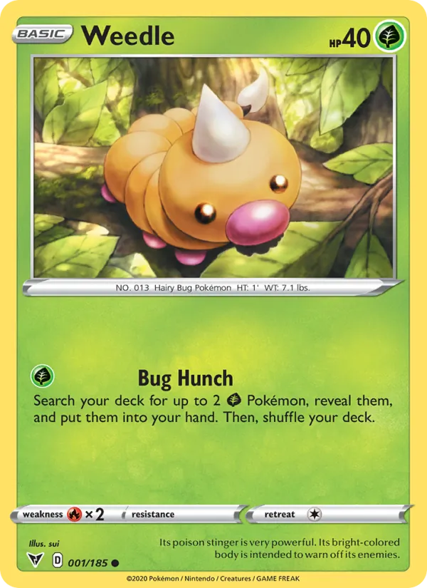 Weedle — Vivid Voltage 1/185