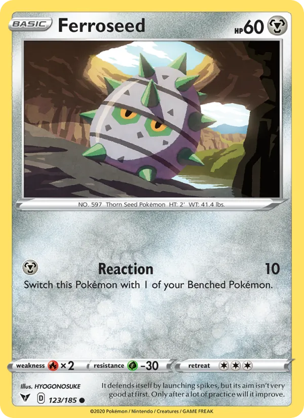 Ferroseed — Vivid Voltage 123/185