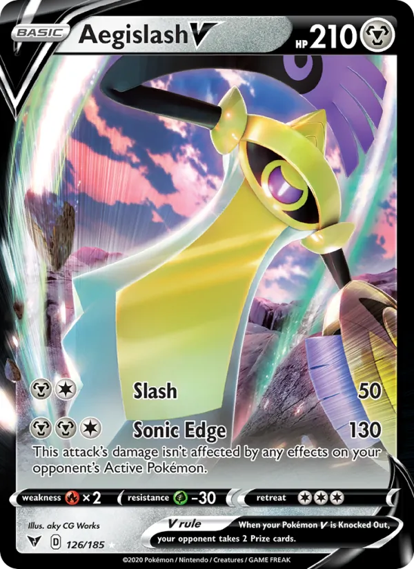 Aegislash V — Vivid Voltage 126/185