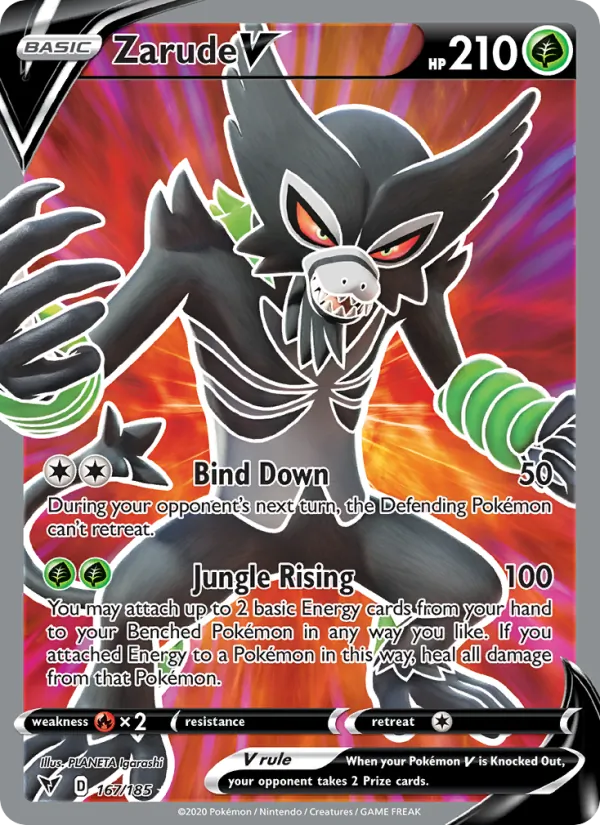 Zarude V — Voltage Éclatant 167/185