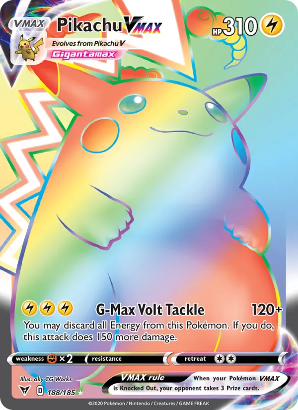 Pikachu VMAX — Voltage Éclatant 188/185