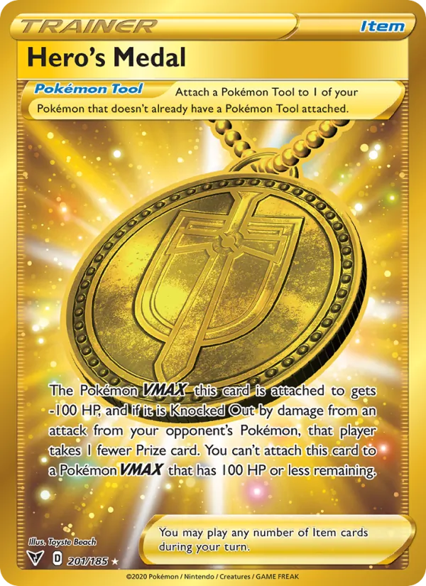 Médaille du Héros — Voltage Éclatant 201/185