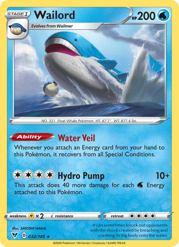 Wailord — Vivid Voltage 32/185