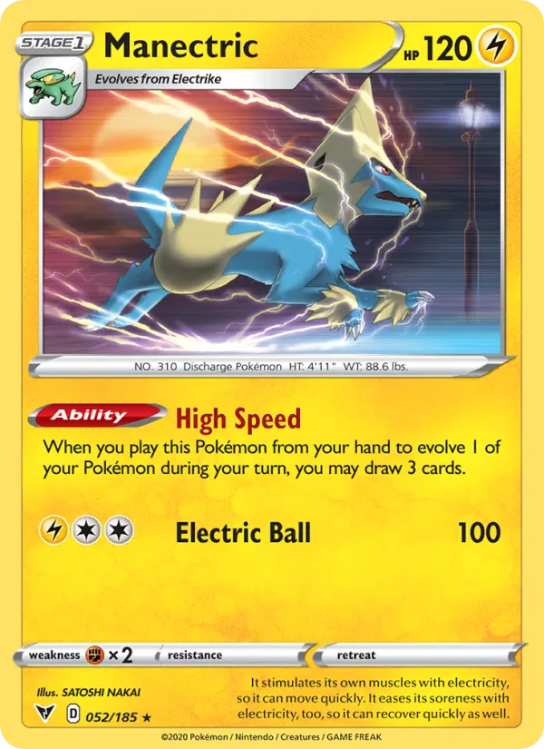 Manectric — Vivid Voltage 52/185