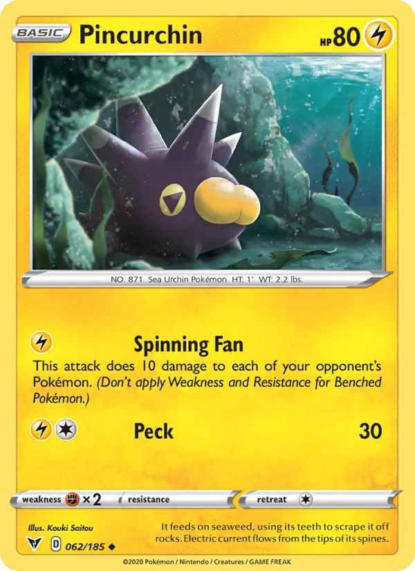 Pincurchin — Vivid Voltage 62/185