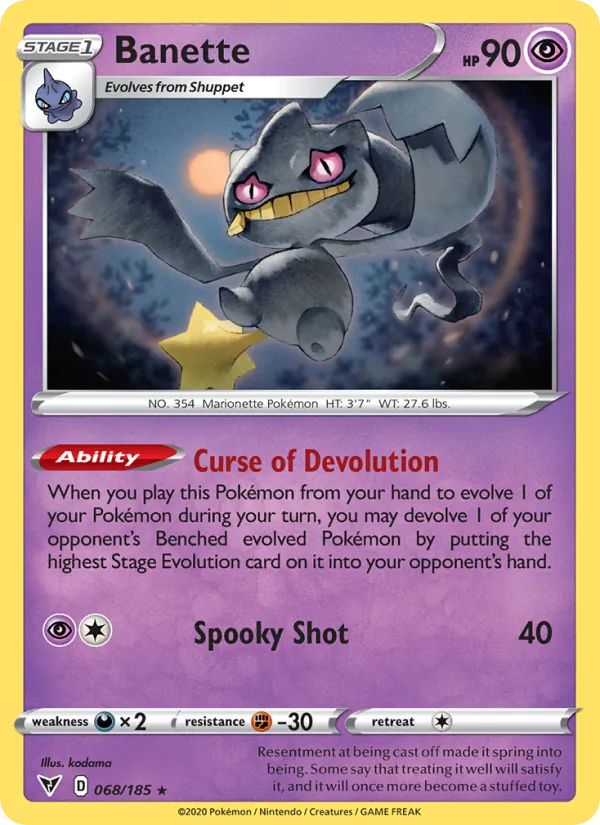 Banette — Vivid Voltage 68/185