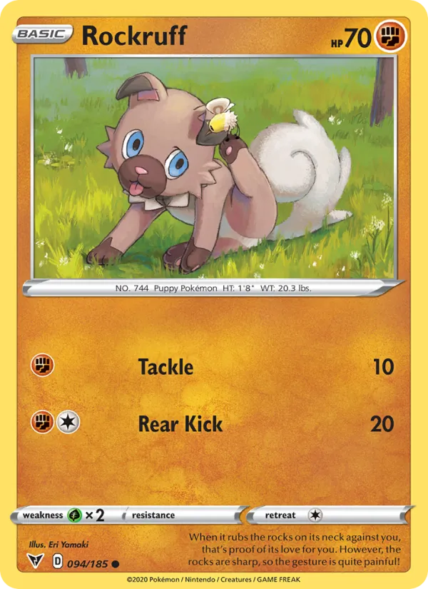 Rockruff — Vivid Voltage 94/185