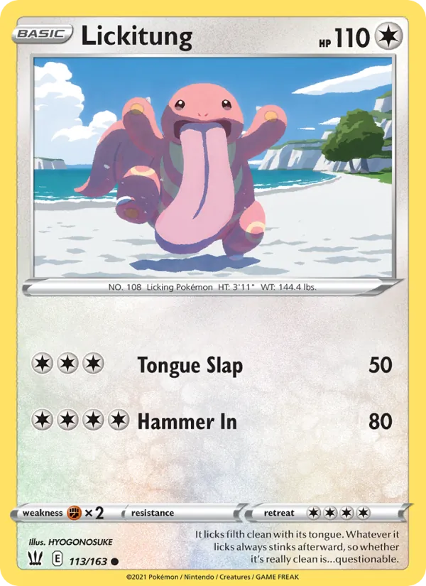 Lickitung — Battle Styles 113/163