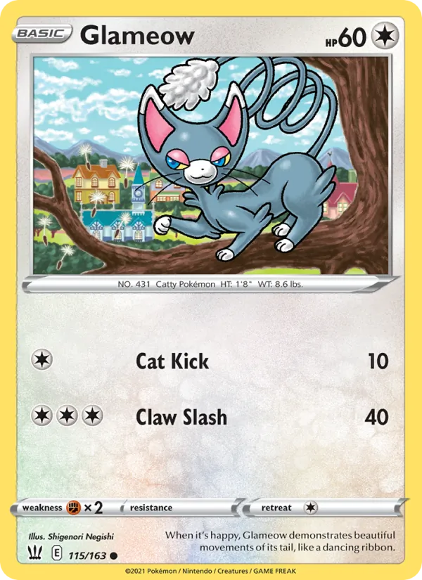 Glameow — Battle Styles 115/163