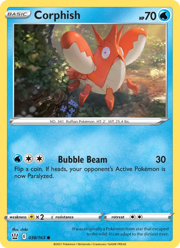 Corphish — Battle Styles 38/163