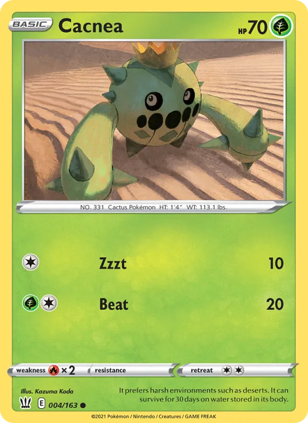 Cacnea — Battle Styles 4/163