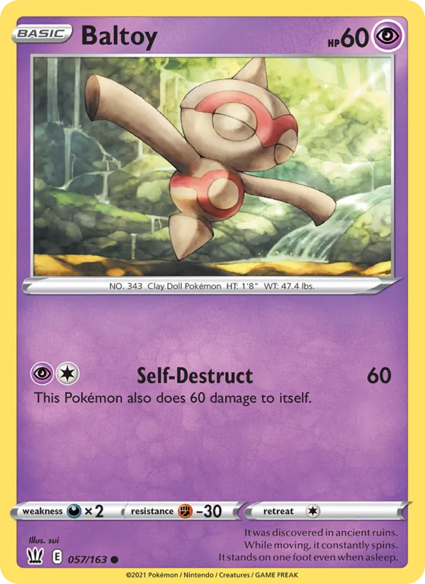 Baltoy — Battle Styles 57/163