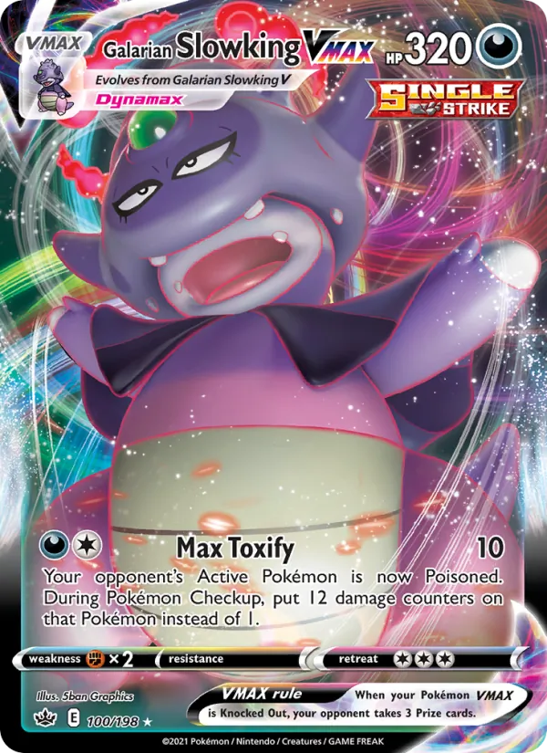 Galarian Slowking VMAX — Chilling Reign 100/198