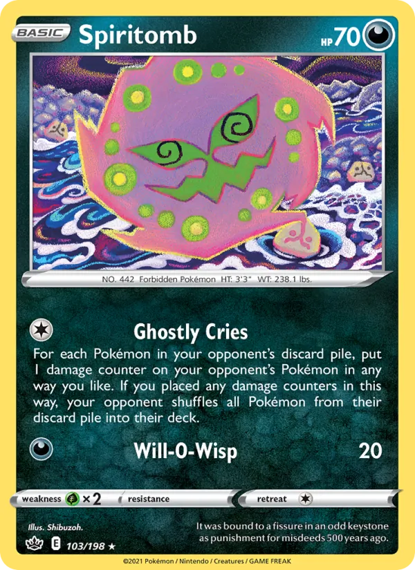 Spiritomb — Règne de Glace 103/198