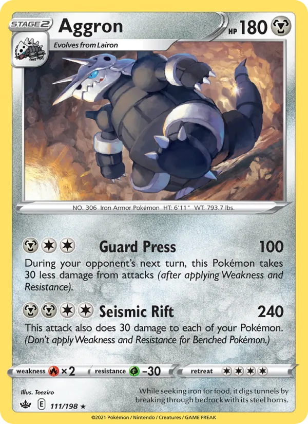 Aggron — Chilling Reign 111/198
