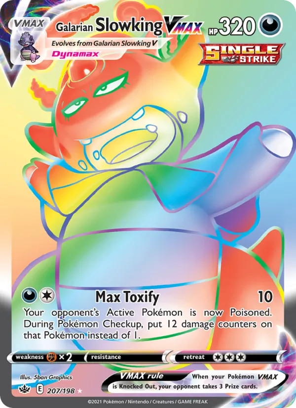 Galarian Slowking VMAX — Chilling Reign 207/198