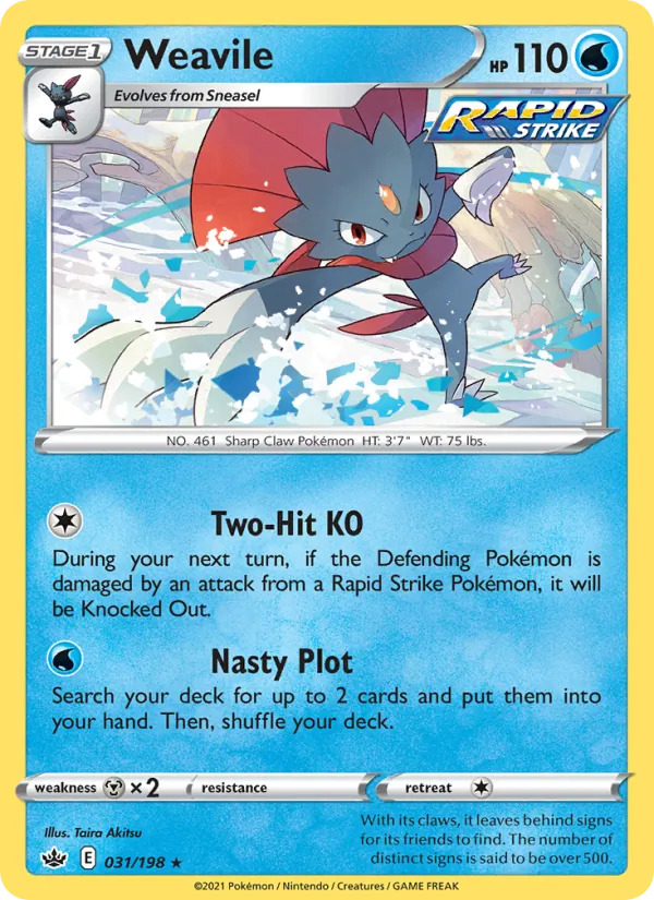 Weavile — Chilling Reign 31/198