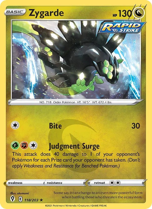 Zygarde — Evolving Skies 118/203