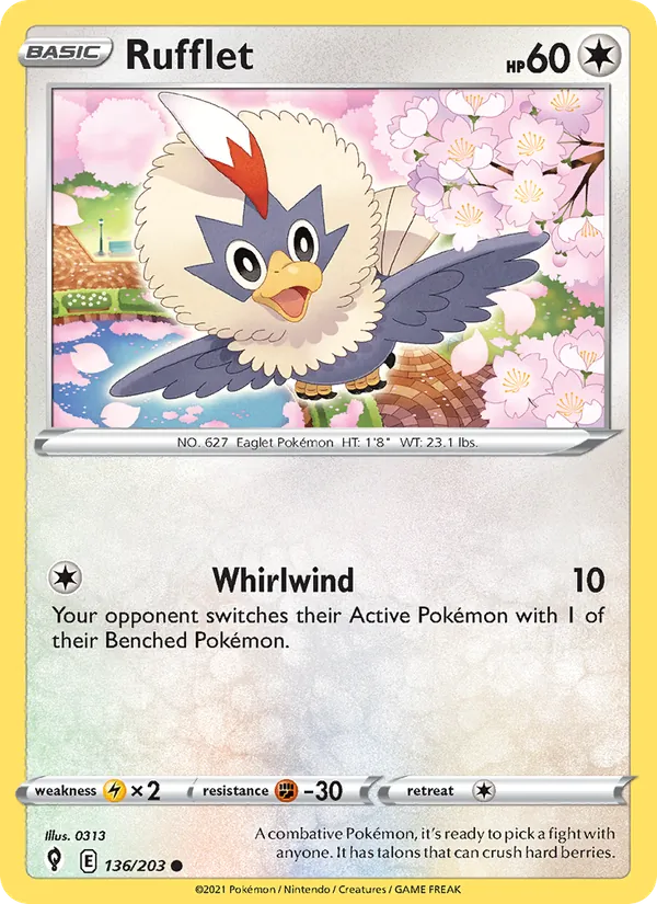 Rufflet — Evolving Skies 136/203