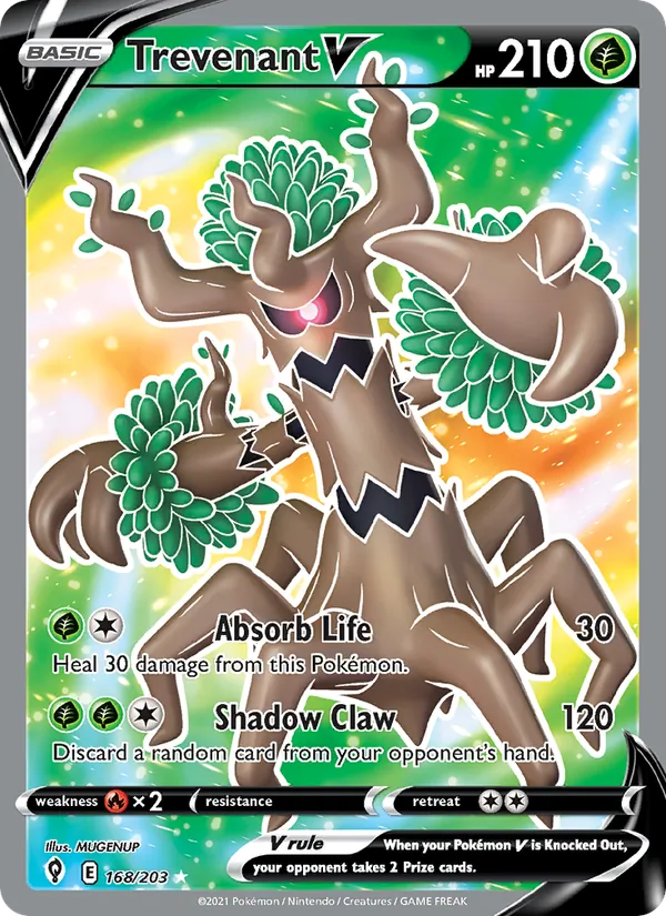 Trevenant V — Evolving Skies 168/203