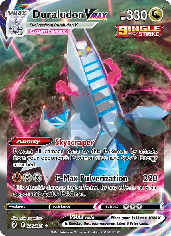 Duraludon VMAX — Evolving Skies 220/203