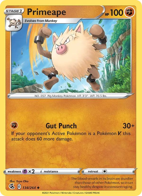 Primeape — Fusion Strike 134/264