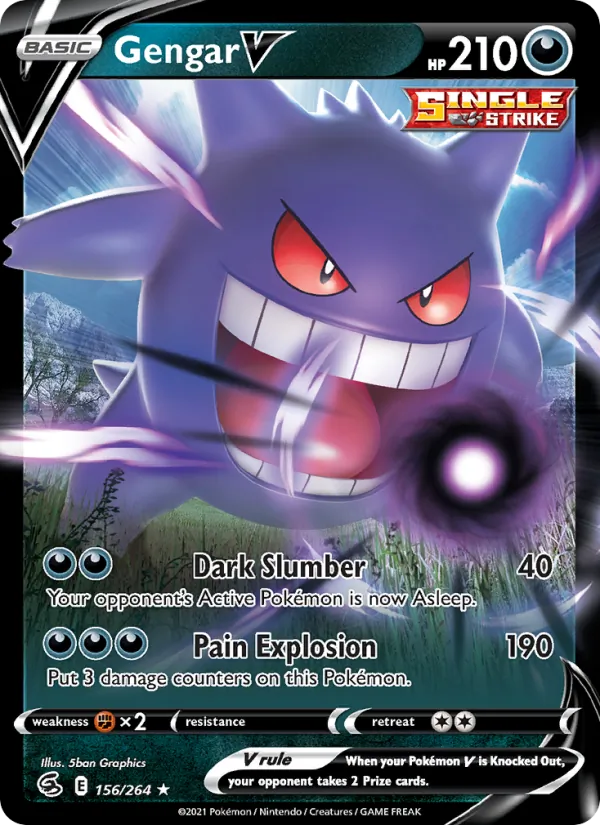 Gengar V — Fusion Strike 156/264