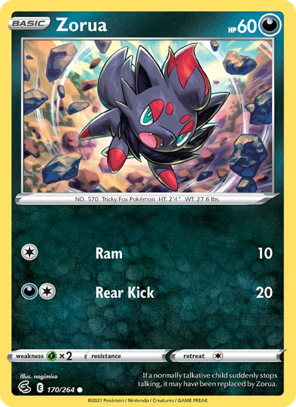 Zorua — Poing de Fusion 170/264