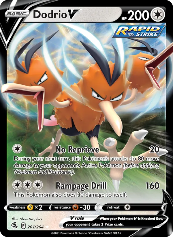Dodrio V — Fusion Strike 201/264