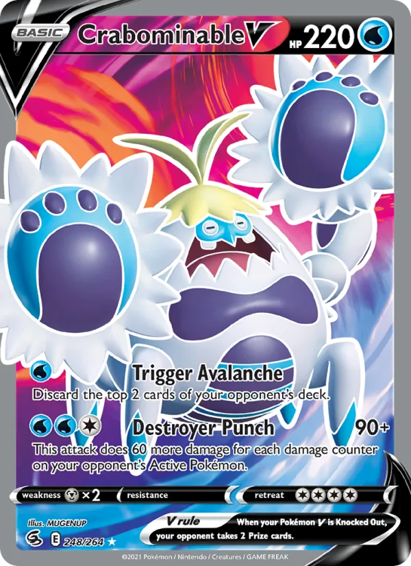 Crabominable V — Fusion Strike 248/264