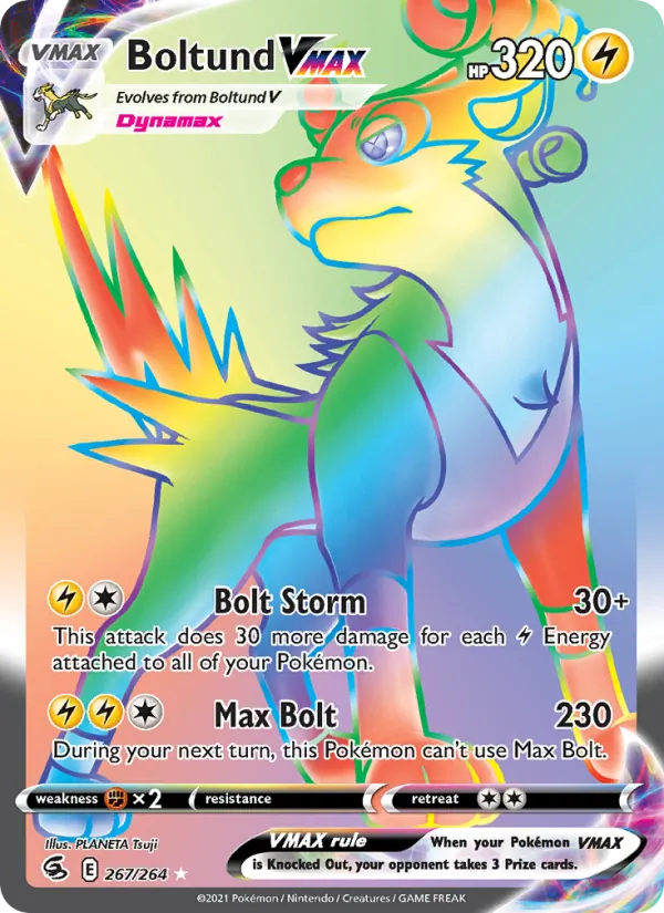 Boltund VMAX — Fusion Strike 267/264
