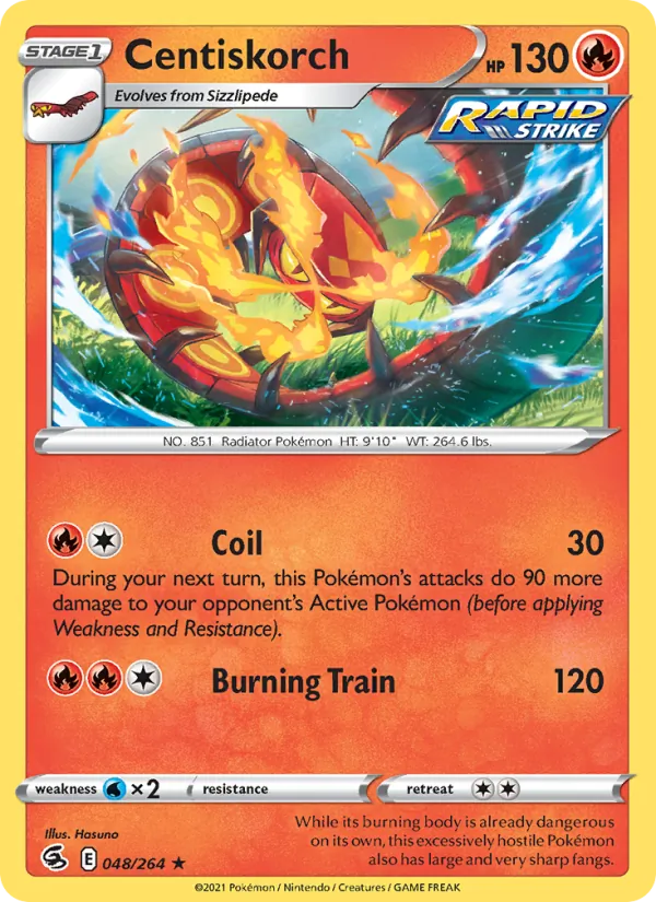 Centiskorch — Fusion Strike 48/264