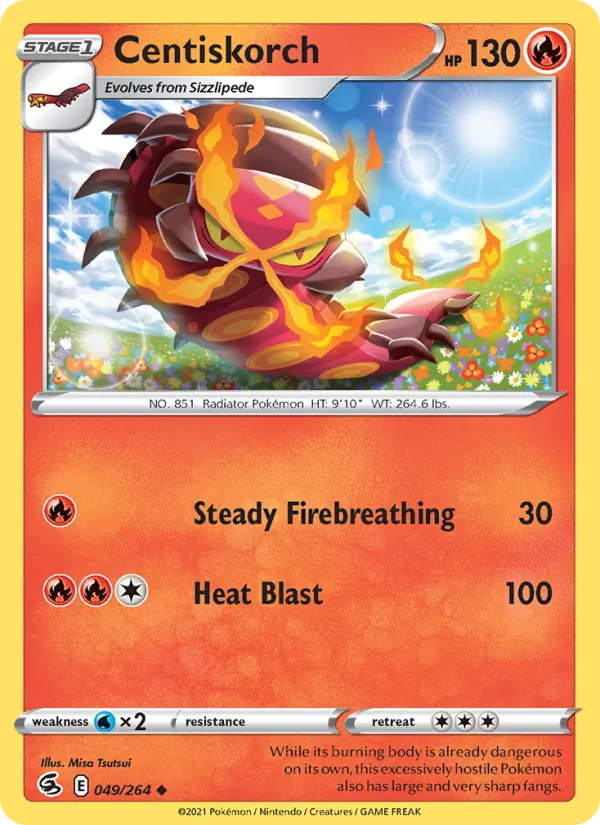 Centiskorch — Fusion Strike 49/264