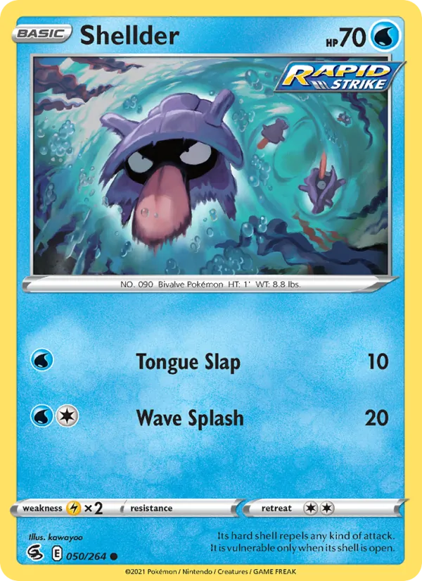 Shellder — Fusion Strike 50/264