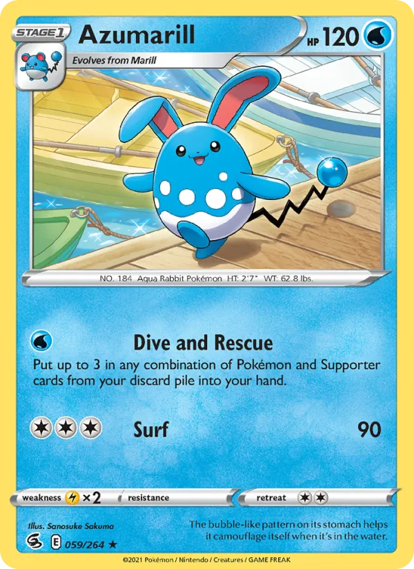 Azumarill — Fusion Strike 59/264