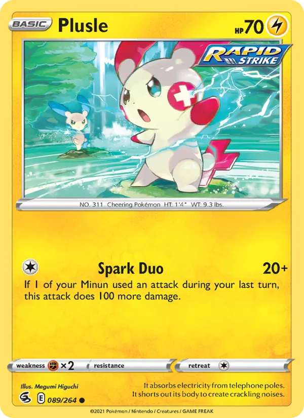 Plusle — Fusion Strike 89/264
