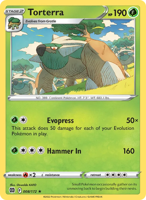Torterra — Stars Étincelantes 008/172