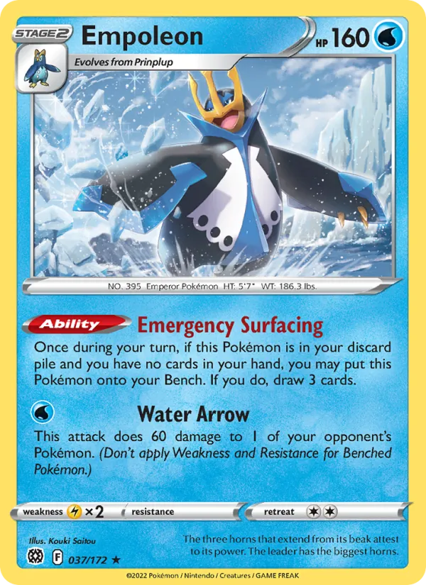 Empoleon — Brilliant Stars 037/172