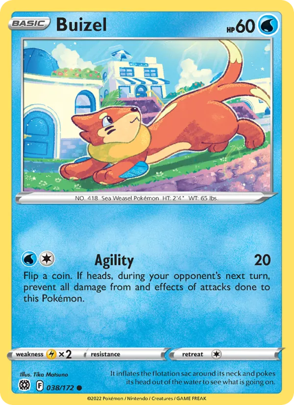 Buizel — Brilliant Stars 038/172