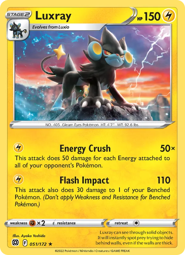 Luxray — Brilliant Stars 051/172