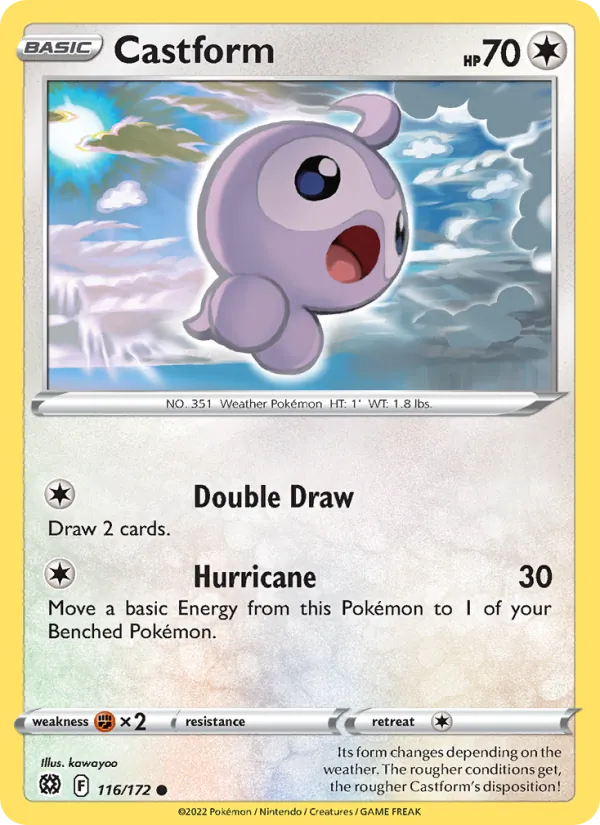 Castform — Brilliant Stars 116/172