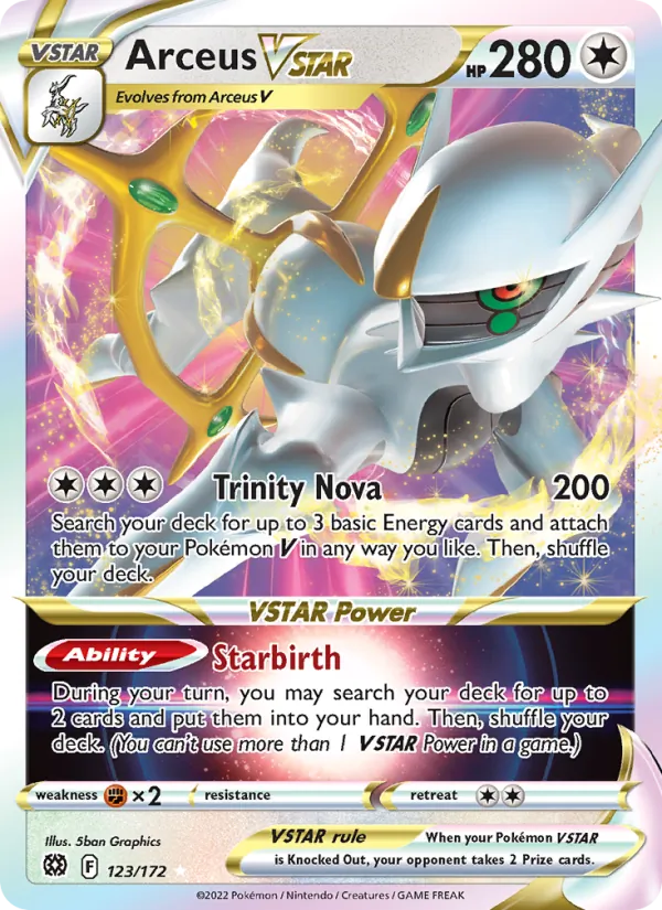 Arceus VSTAR — Brilliant Stars 123/172